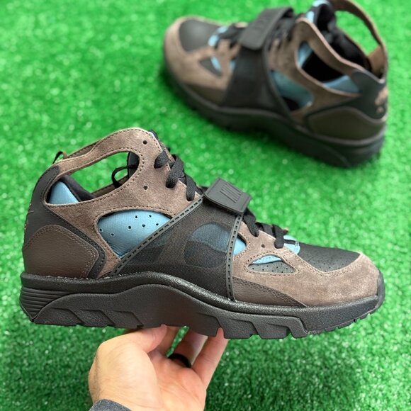 Nike Air Trainer Huarache Baroque Brown Black Mens IB0497-001 NEW Sz 10 - Picture 1 of 6